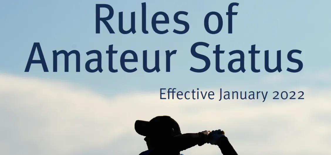 Golf's Modernized Rules of Amateur Status Published