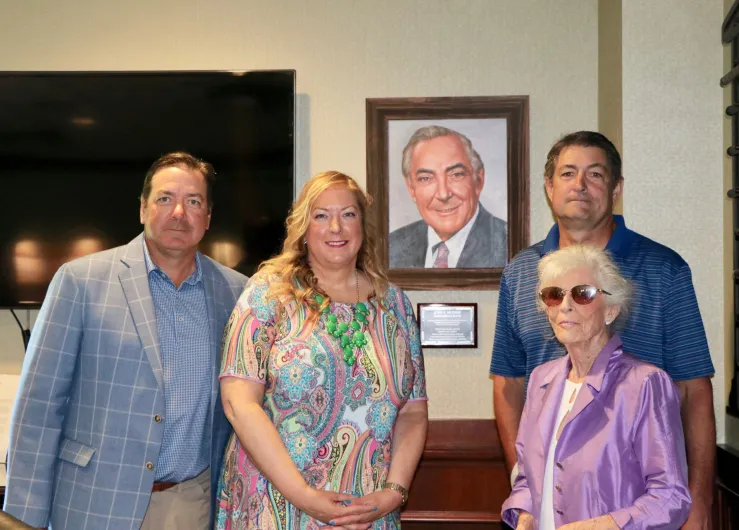 John B. Murray Honored in NJSGA Conference Room and Portrait Dedication