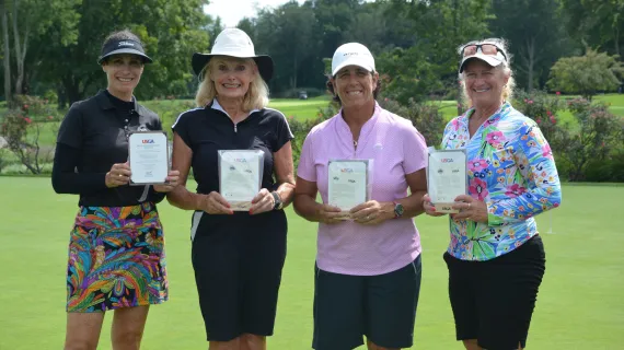 Ruiz Medals, Four Golfers Qualify for U.S. Senior Women’s Amateur