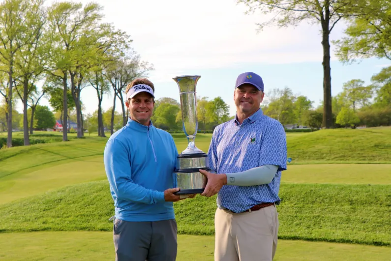 Brown and Barron Hoist Ridgewood Country Club Trophy; Win 90th New Jersey Four-Ball Championship