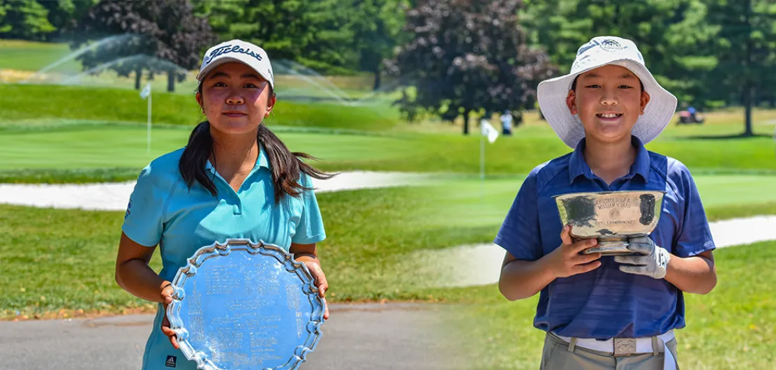 Meng Claims Junior Girls’ Championship; Feng Survives Playoff to Win Boys Championship