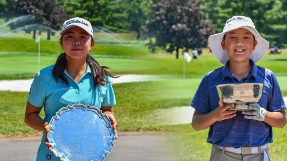 Meng Claims Junior Girls’ Championship; Feng Survives Playoff to Win Boys Championship