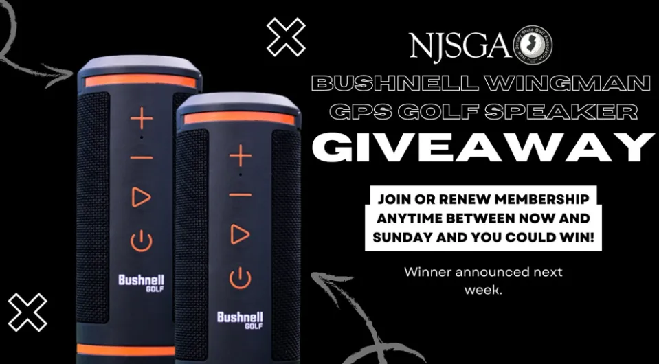 Renew NJSGA Membership TODAY for a Chance to Win a Bushnell Wingman