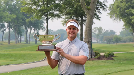 Brown a Four-Time NJSGA Champion; Wins 40th Mid-Amateur Championship at Deal G&CC