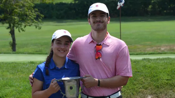 Sibling Duo, Samantha and Tyler Galantini Cruise to 58th Mixed Pinehurst Championship