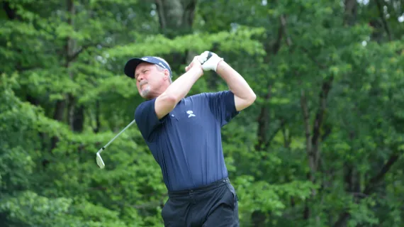 Two-time Champion Jim McGovern leads Senior Open field after Round 1