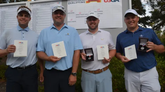 Maryland's Sovero and Grady take medal in U.S. Four-Ball Qualifying; NJ duo of Brown and Barron Advance