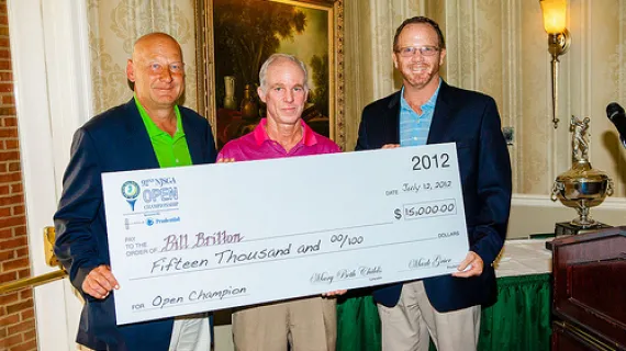 Bill Britton Receives $15,000 As Top Professional In 92nd State Open