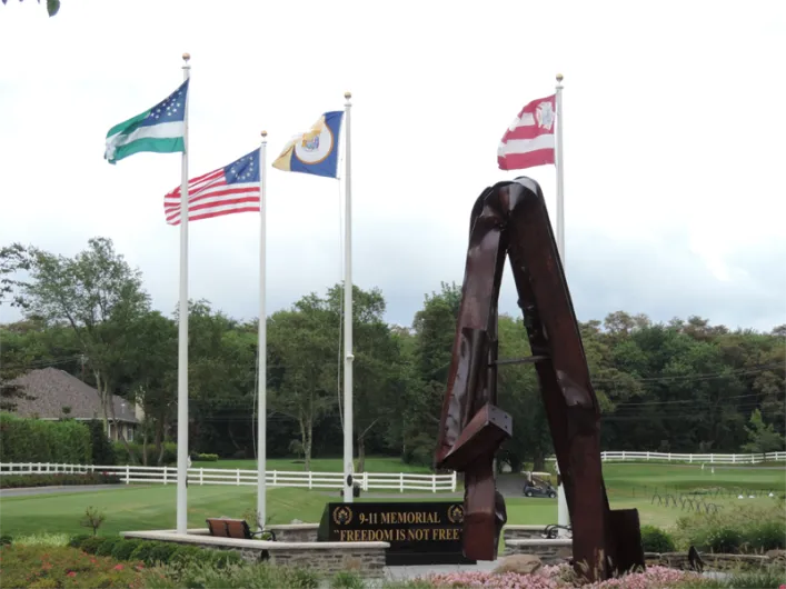 Eagle Oaks 9-11 Memorial Includes Steel From World Trade Center