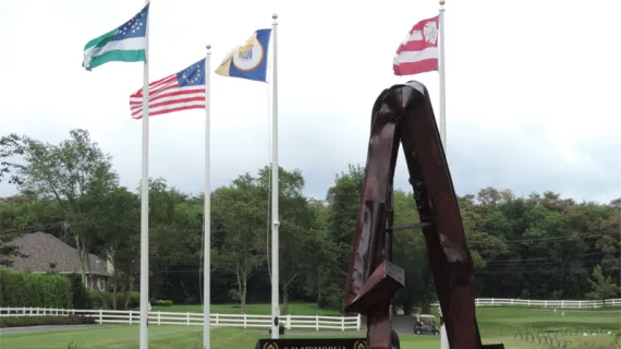 Eagle Oaks 9-11 Memorial Includes Steel From World Trade Center