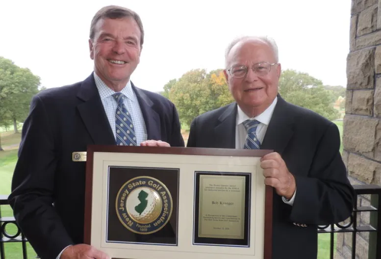 Bob Krueger Honored With Major  Award At Annual Meeting