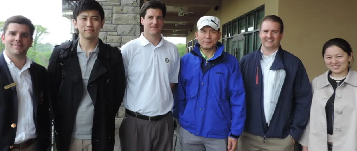 China Golf Association Reps Visit NJSGA Headquarters