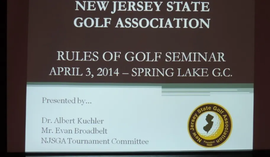 NJSGA Conducts First Of Two Rules Seminars
