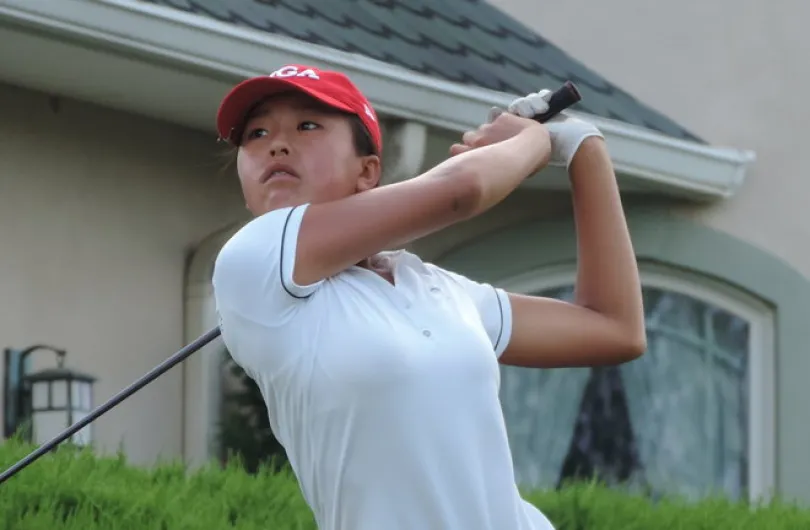 Jin, 14, Shoots 68 For Lead At Junior Girls Championship