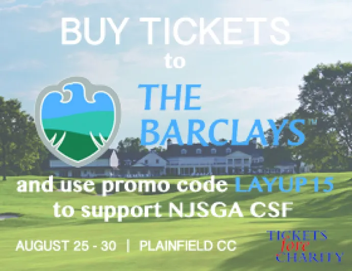 Support The NJSGA Caddie Scholarship Foundation With A Ticket To The Barclays