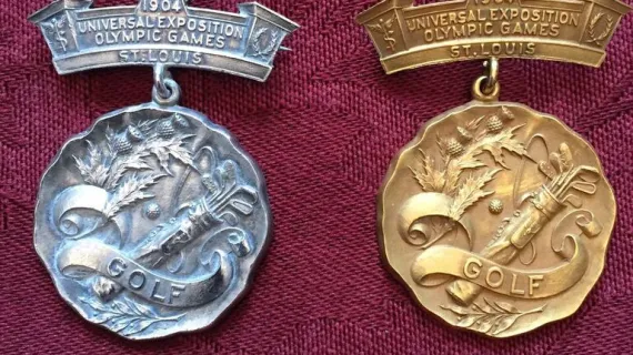 Rare Olympic Golf Medals On Display At USGA Museum In Far Hills