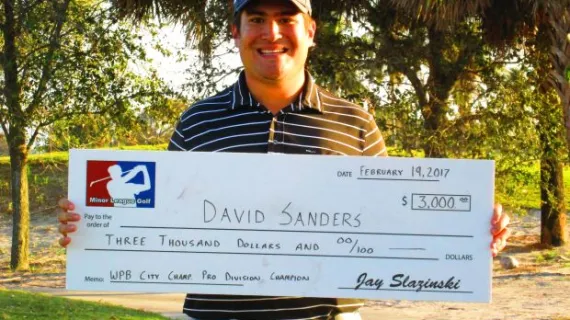 Former Amateur Champion David Sanders Wins Minor League Event